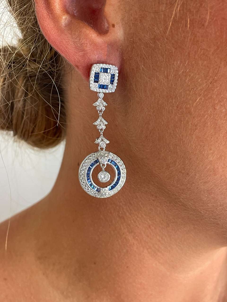 Colgantes LEVISA art decó, para pendientes desmontables en distintos colores