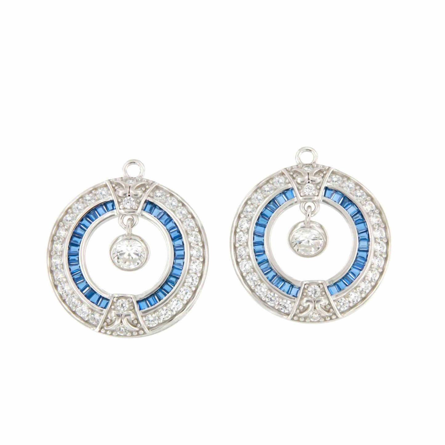 Colgantes LEVISA art decó, para pendientes desmontables en distintos colores