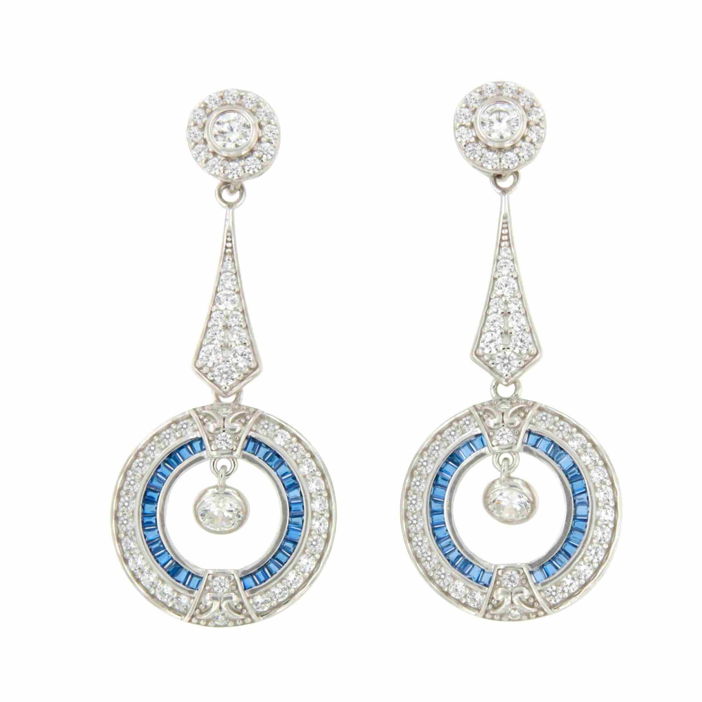 Colgantes LEVISA art decó, para pendientes desmontables en distintos colores