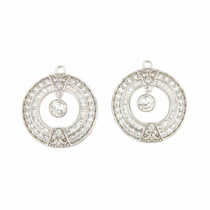 Colgantes LEVISA art decó, para pendientes desmontables en distintos colores