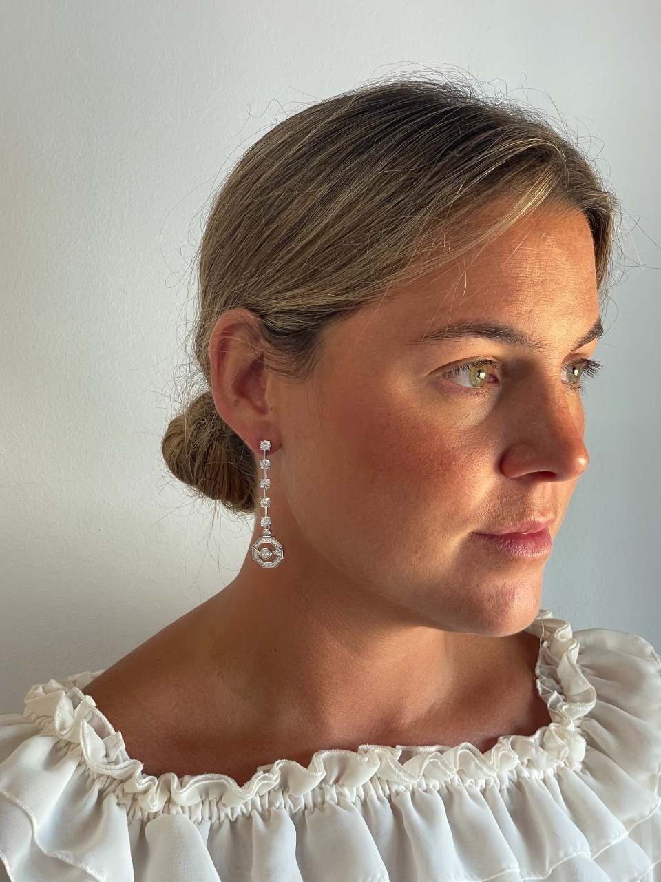 TULUM pendants, for detachable art deco earrings