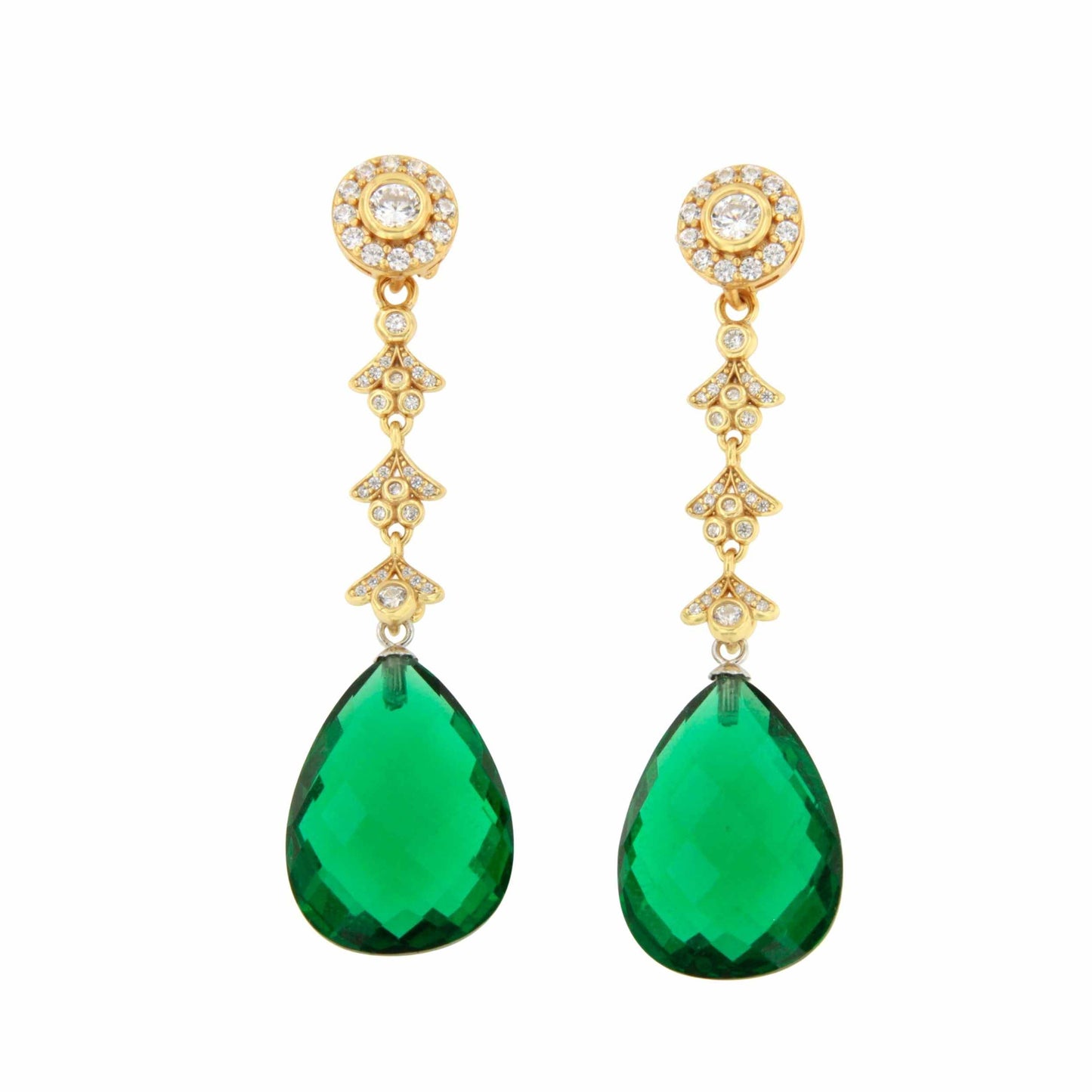 Alargador VARADERO hojas de plata de ley y circonitas