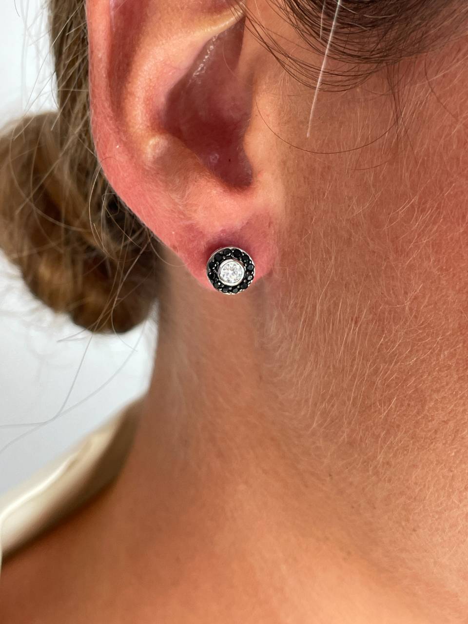 Pendientes CONTOY desmontables, largos en onix y coral