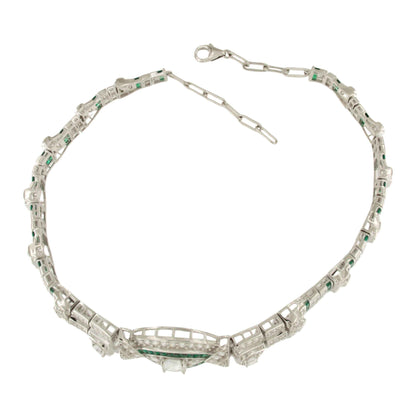 Choker PORVENIR en plata de 1º ley con circonitas