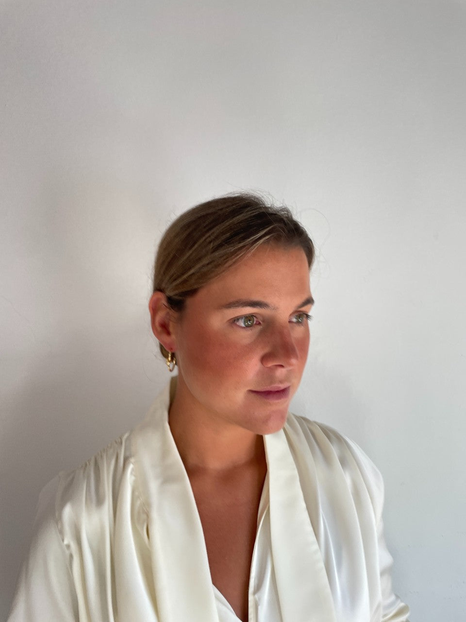 Argollas nudo CAMPECHE en plata 1ª ley bañada oro