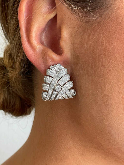 Broche EONIA desmontable en pendientes de plata 925 ml