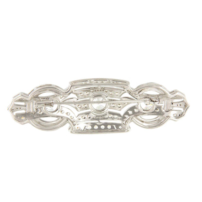 Broche HERENCIA plata de 925 ml con circonitas esmalte y piedras