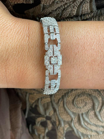 FRIDA bracelet, with colored stones in sterling silver
