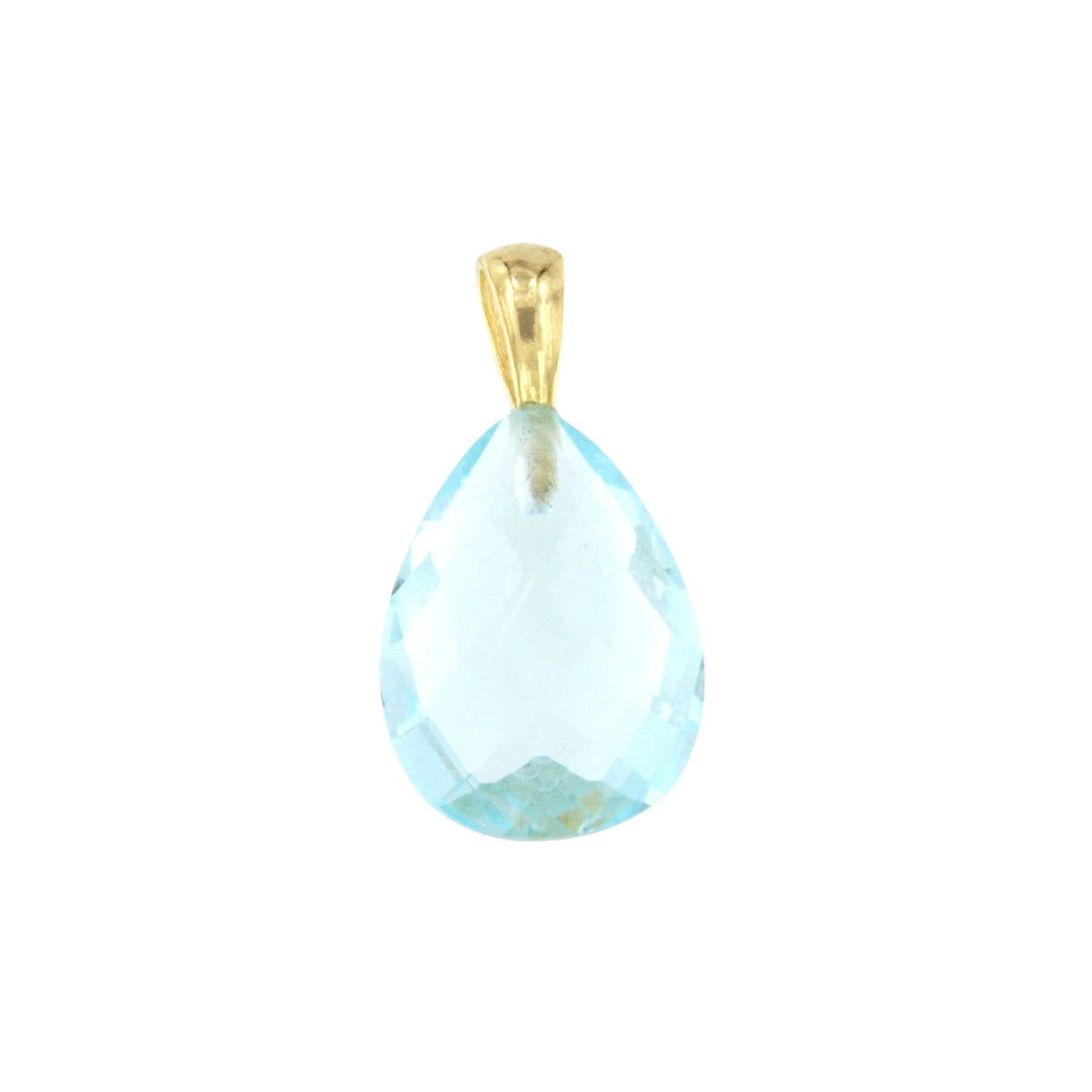 Colgante COLETTE con cuarzos de colores en plata con baño de oro 18 kilates