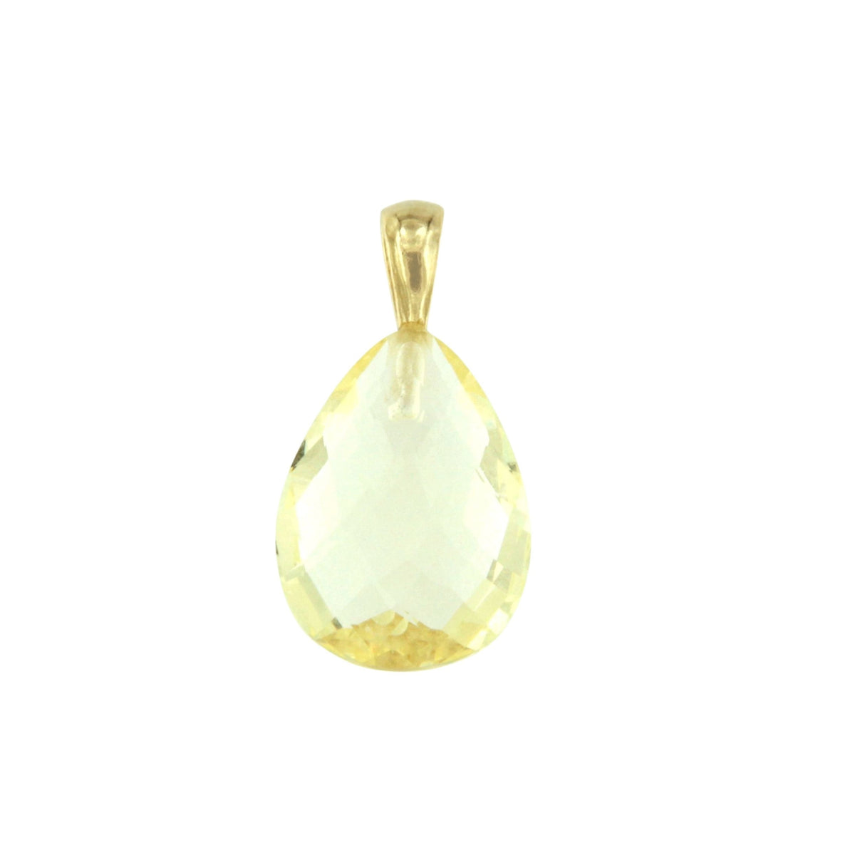 Colgante COLETTE con cuarzos de colores en plata con baño de oro 18 kilates