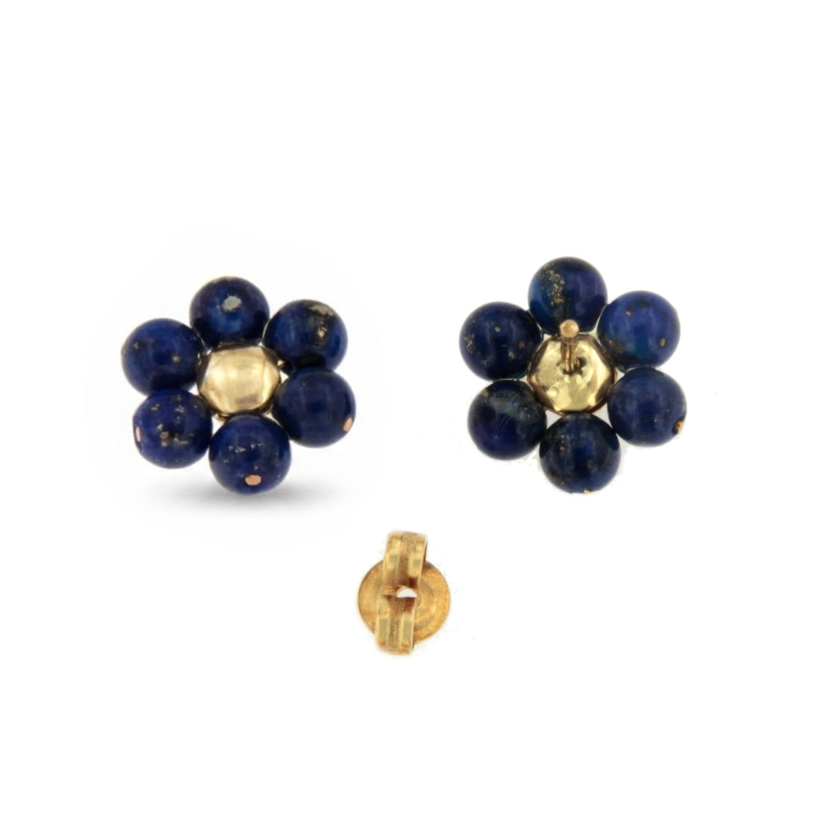 PEUMO short earrings in 18-karat yellow gold and diamonds.