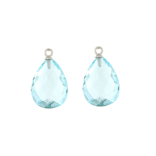Tanzania colored quartz knobs for detachable earrings