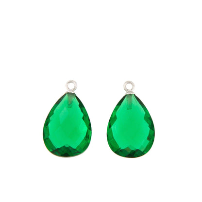 Perillas TANZANIA MINI de cuarzo de colores para pendientes desmontables