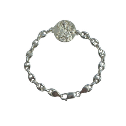 FRIDA bracelet, with colored stones in sterling silver