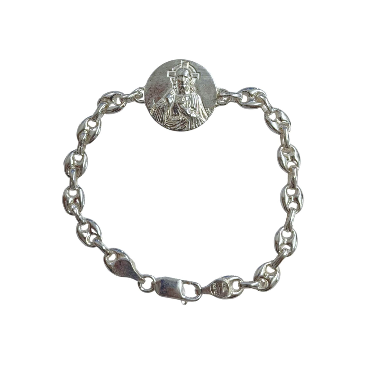 FRIDA bracelet, with colored stones in sterling silver