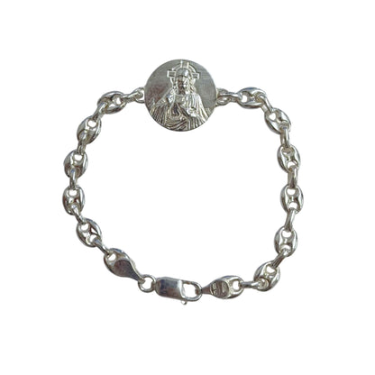 FRIDA bracelet, with colored stones in sterling silver