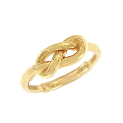 SIMGE ring in 18-karat yellow gold with sailor's knot