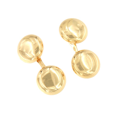 CAJU double cufflinks in 18k yellow gold