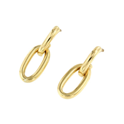 Pendientes SALVADOR argollas en oro amarillo 18 ktes