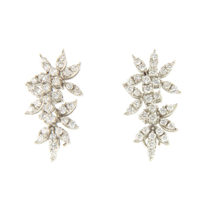 Pendiente MOORS desmontables de oro blanco 18 ktes con brillantes