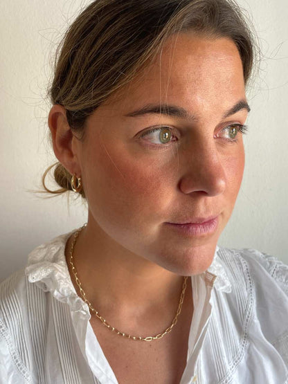 DREYER choker in 18k yellow gold with elongated links