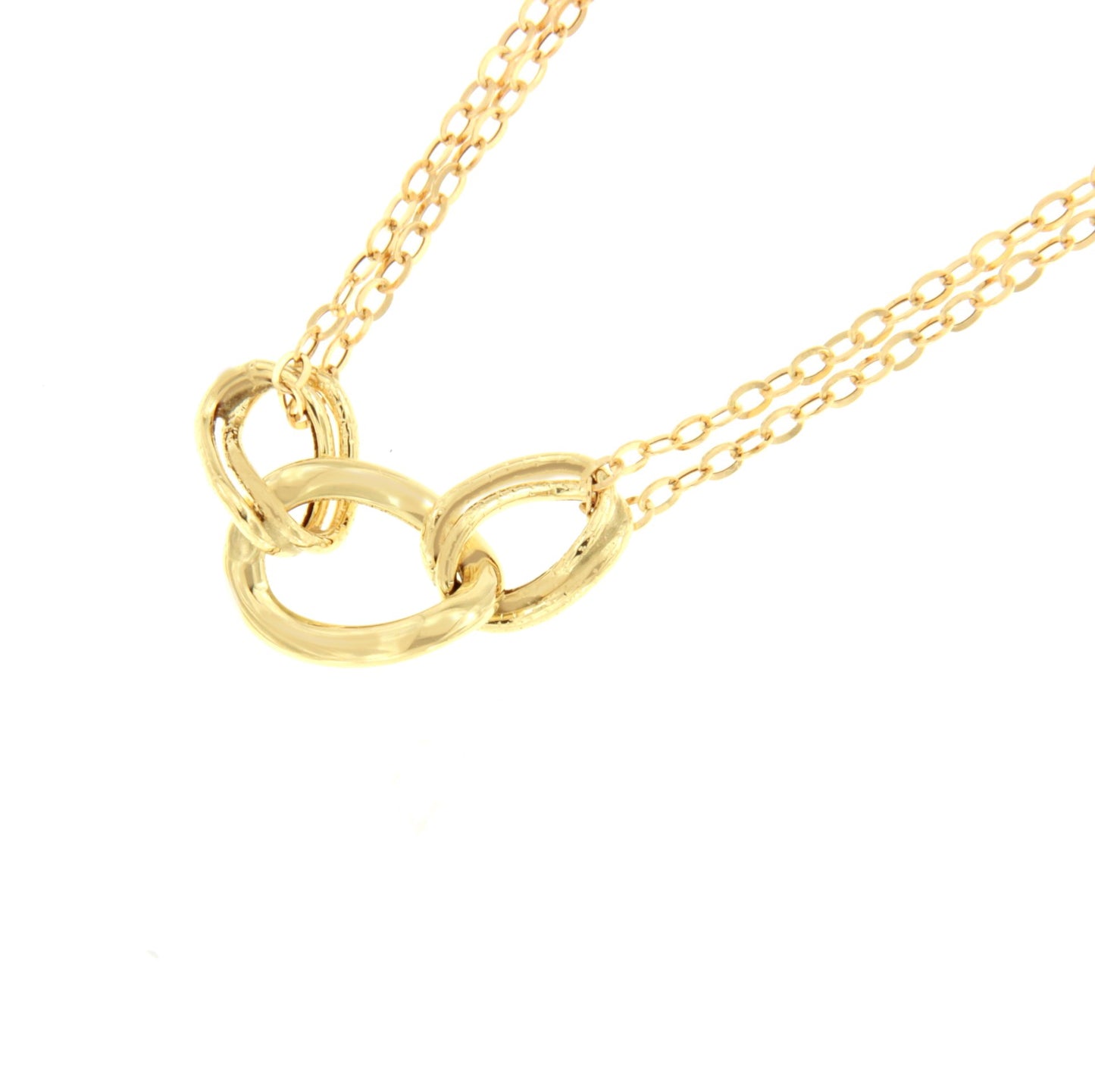 ERDAL choker in 18-karat yellow gold with cubic zirconia