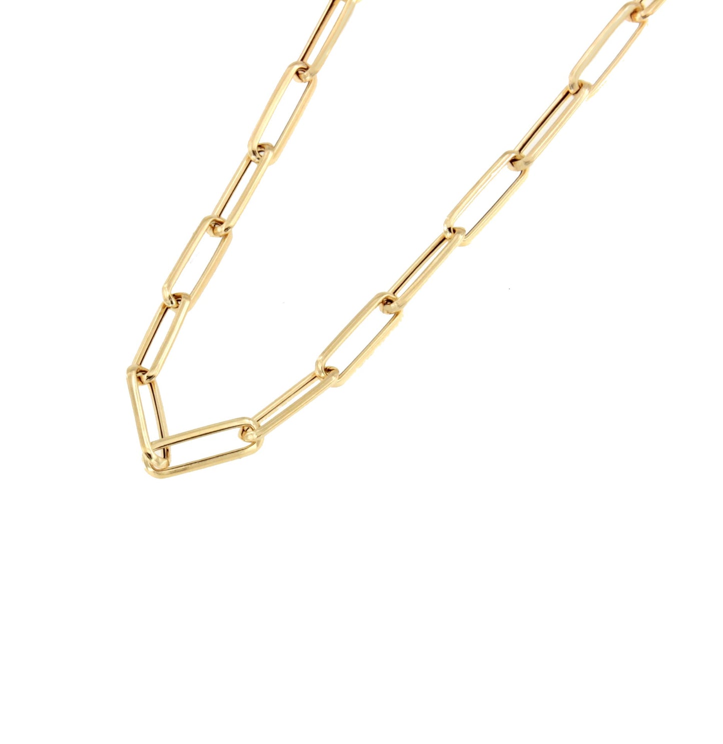 Gargantilla ONTARIO en oro amarillo de 18 ktes eslabones clasicos