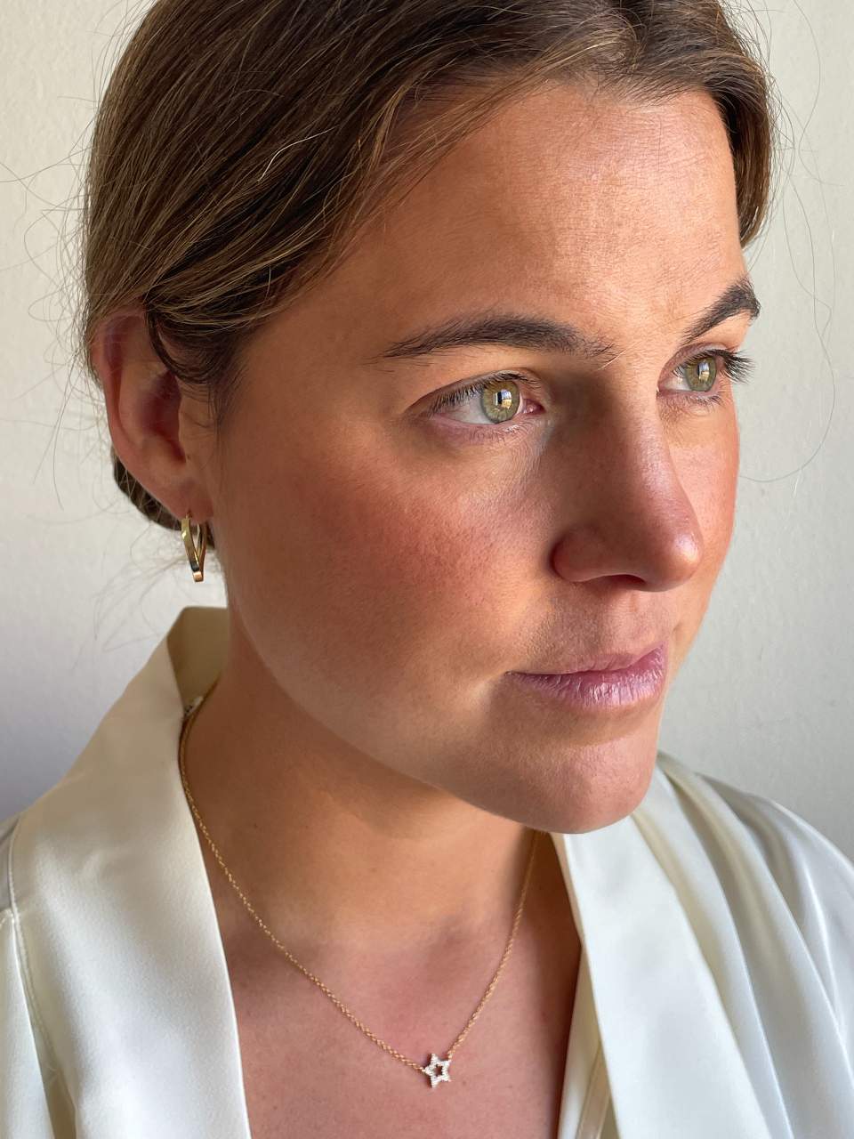 LAGES choker pendant and chain in 18k yellow gold with cubic zirconia