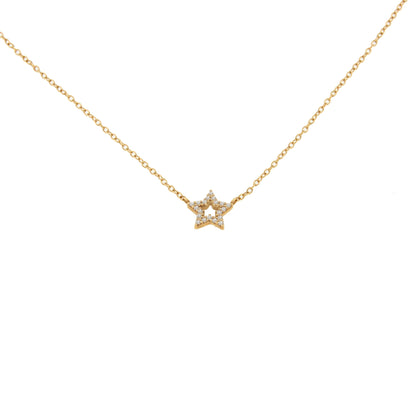 LAGES choker pendant and chain in 18k yellow gold with cubic zirconia