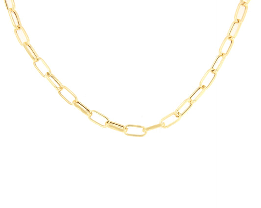 DREYER choker in 18k yellow gold with elongated links