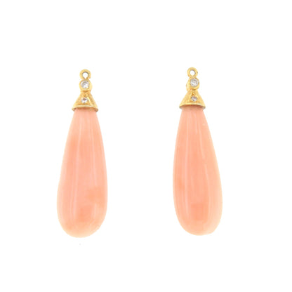 Perillas BLUSH de piel de ángel con casquilla de brillantes