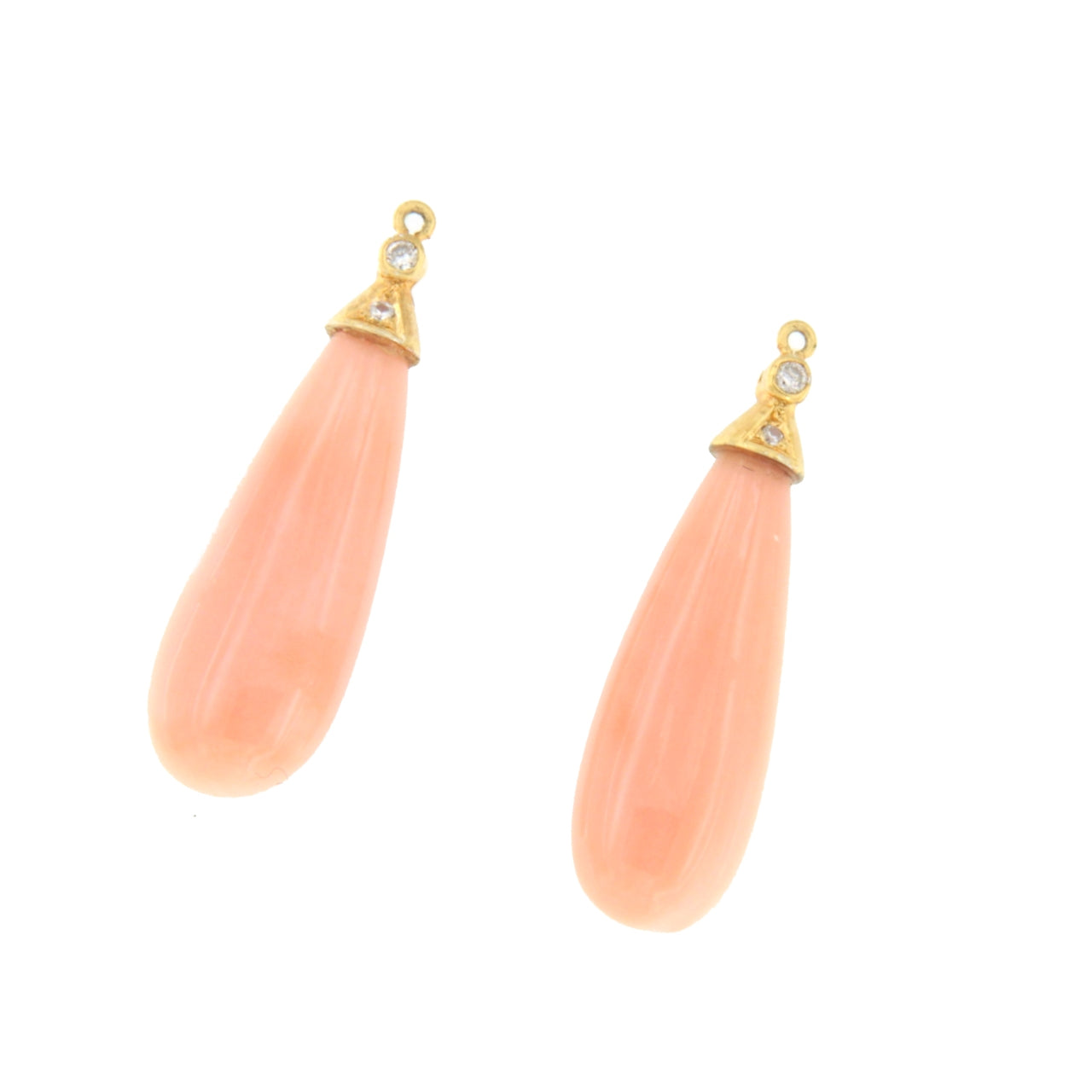 Perillas BLUSH de piel de ángel con casquilla de brillantes