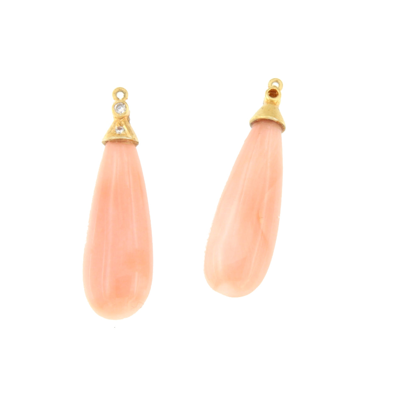 Perillas BLUSH de piel de ángel con casquilla de brillantes