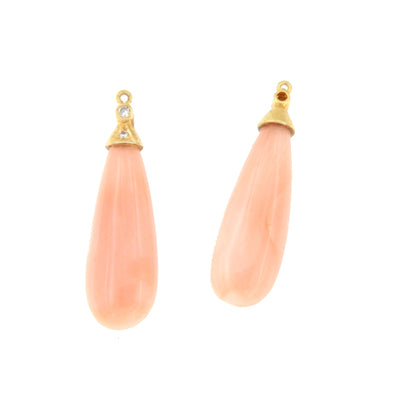 Perillas BLUSH de piel de ángel con casquilla de brillantes