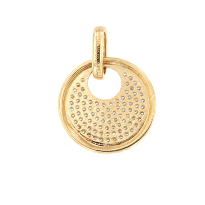 Colgante AZAIRA en oro amarillo 14 ktes con brillantes
