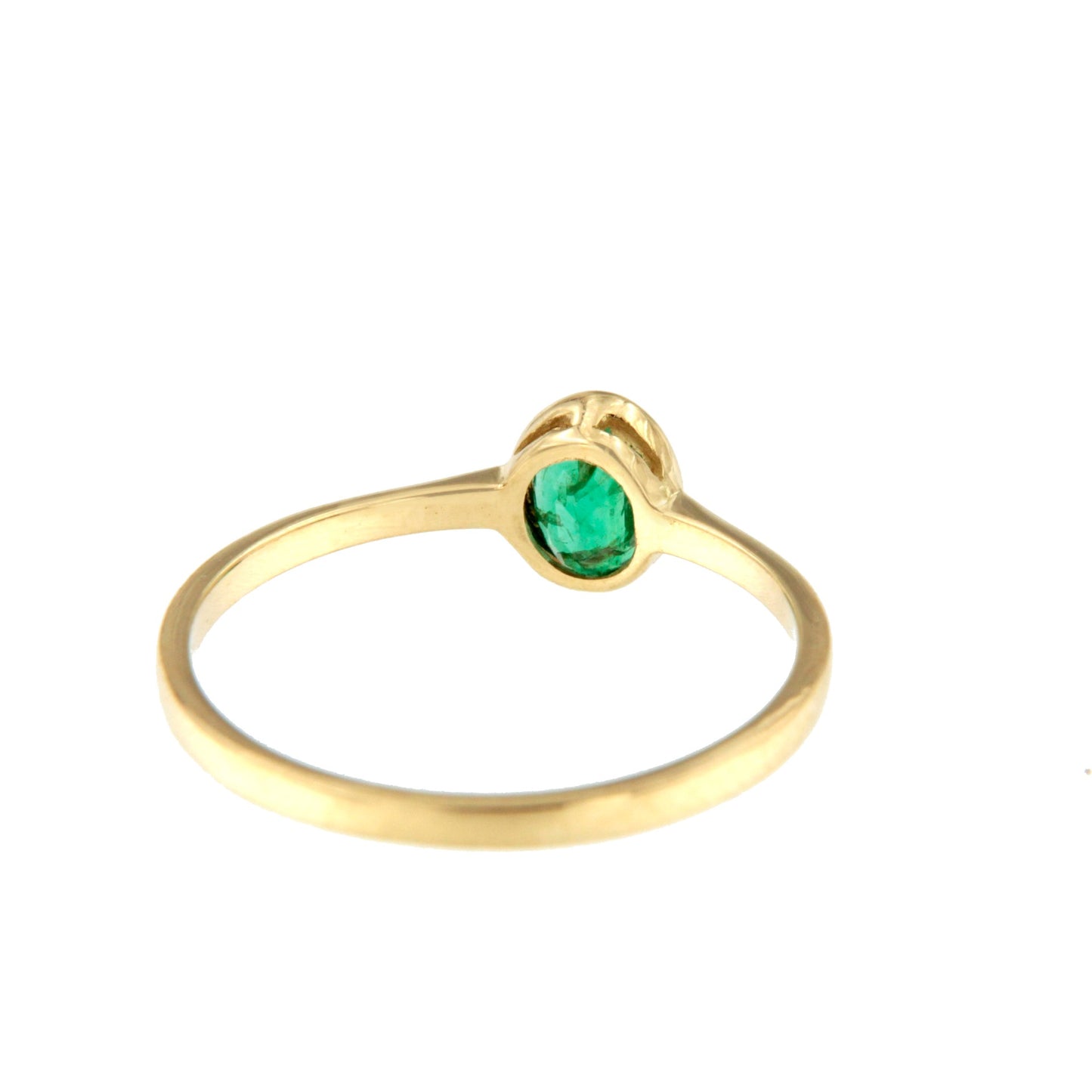 Heather ring with amethyst or blue topaz in 18-karat yellow gold