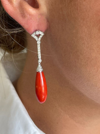 GUAJIRA, coral knobs with brilliant caps