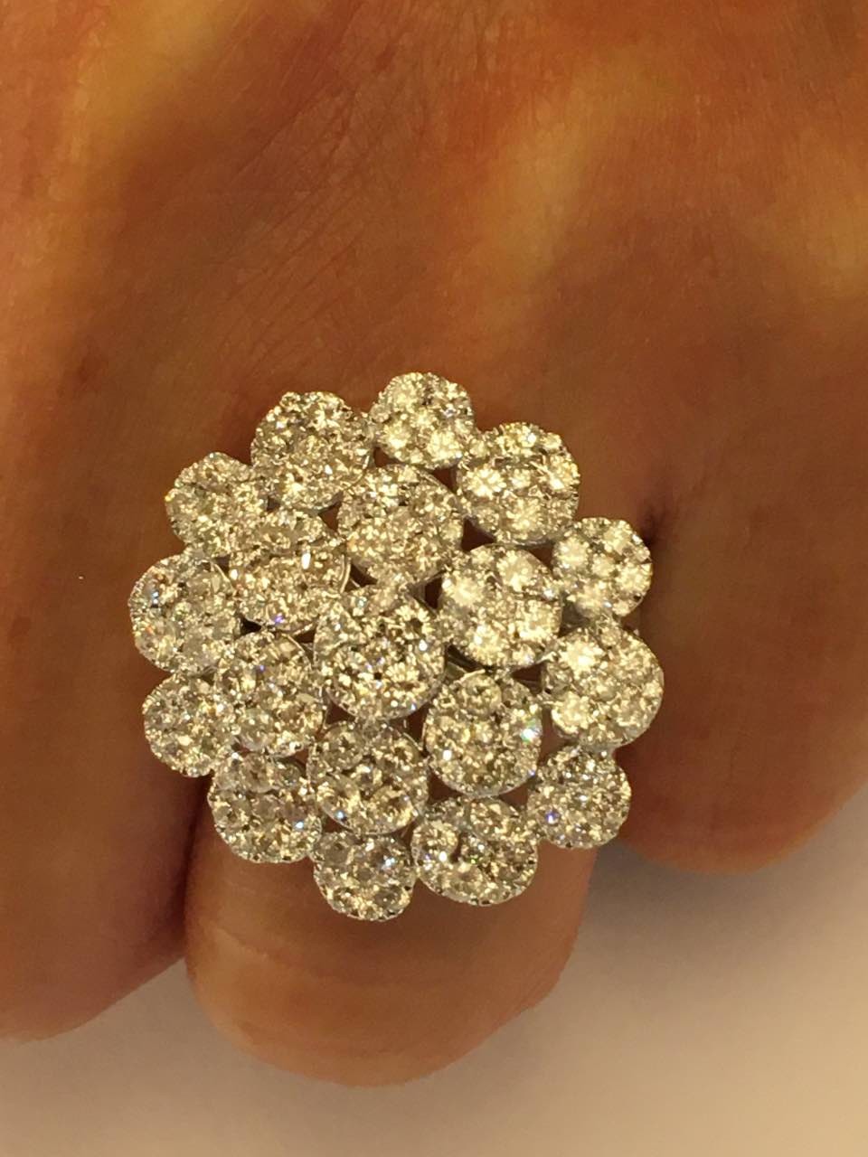 MESSINA, anillo de oro con diamantes - Roman Joyero