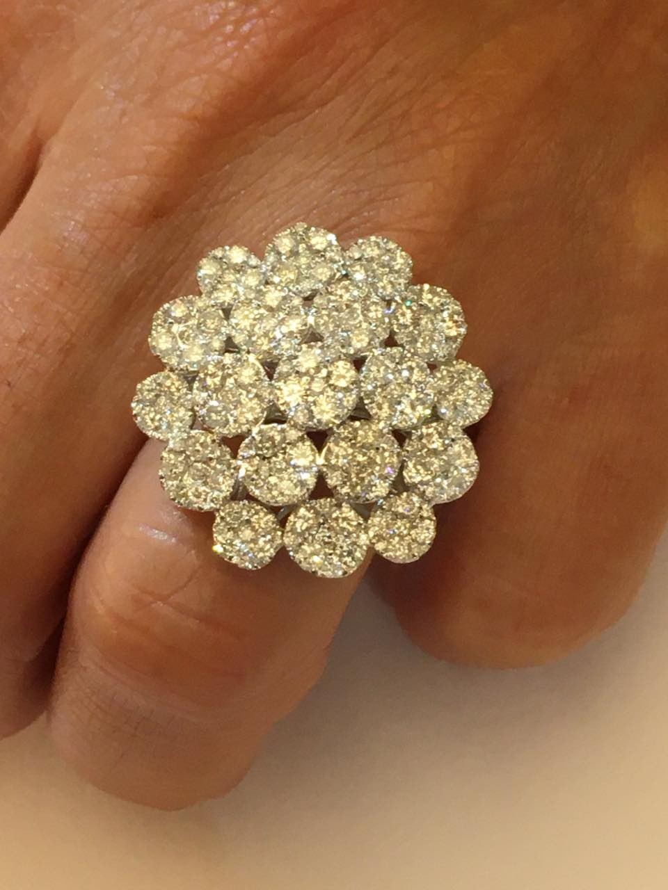 MESSINA, anillo de oro con diamantes - Roman Joyero