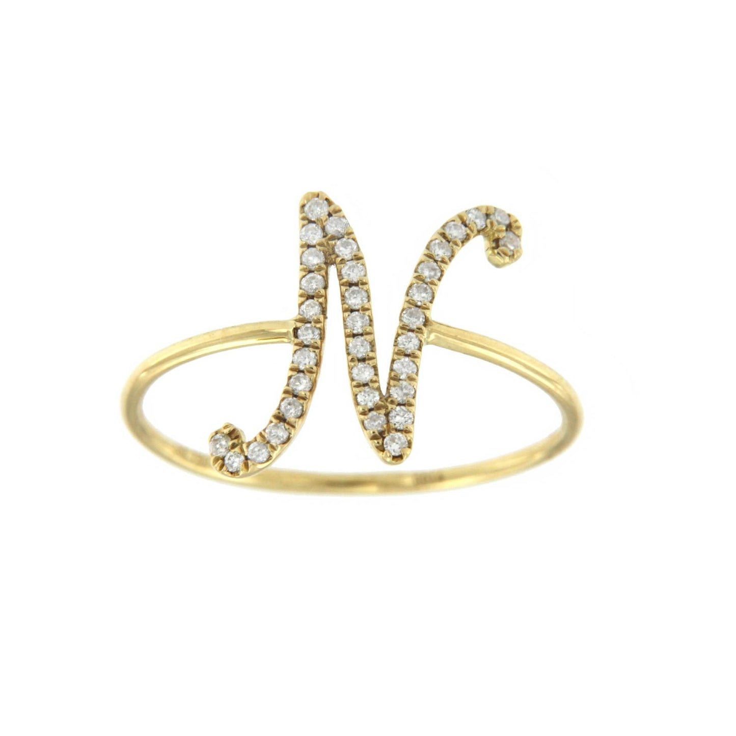 BRUMOSO, anillo de oro amarillo con diamantes - Roman Joyero