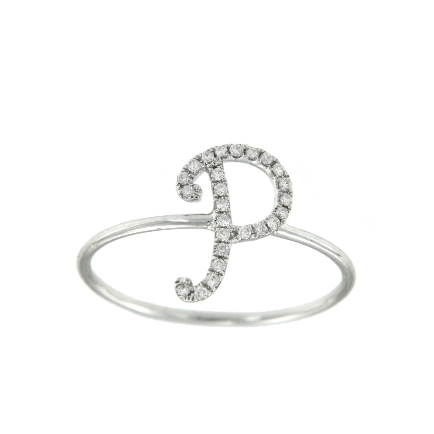 BIANCA, anillo de oro blanco con diamantes - Roman Joyero