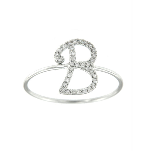 BORDEJO, anillo de oro blanco con diamantes - Roman Joyero