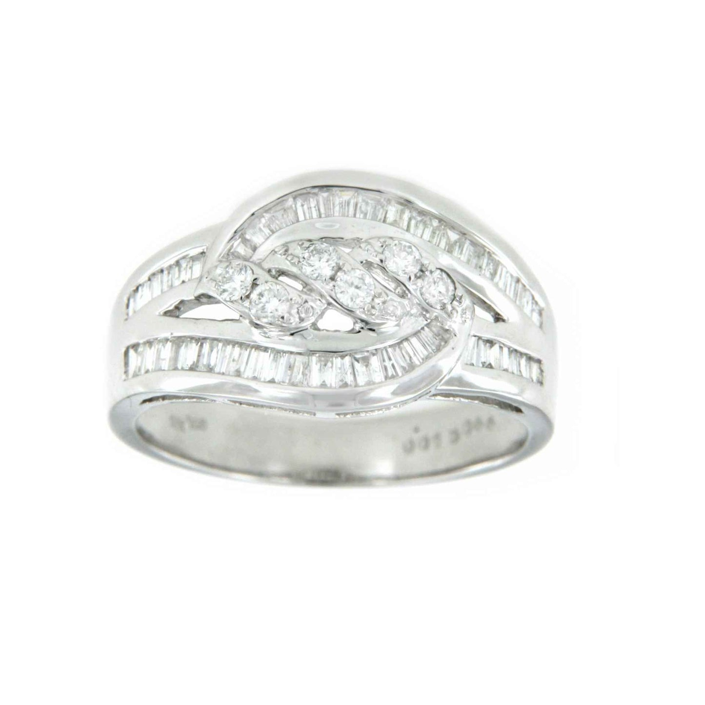 GROSETTO, anillo de oro blanco con diamantes - Roman Joyero