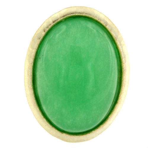 REBECA, anillo de plata con cuarzo verde. - Roman Joyero