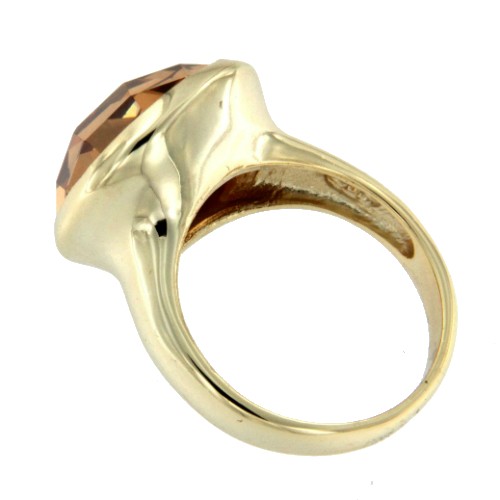 ILANA, anillo de plata con rutilato - Roman Joyero