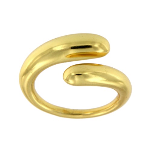 KOUFONISIA, anillo de plata dorada. - Roman Joyero