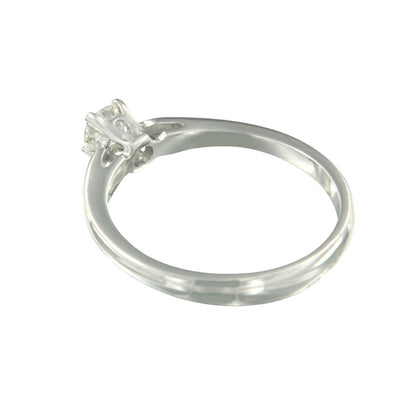 NABUCO, anillo solitario de oro blanco con diamante - Roman Joyero