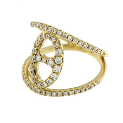 SENSAZIONE, anillo de oro amarillo y diamantes - Roman Joyero