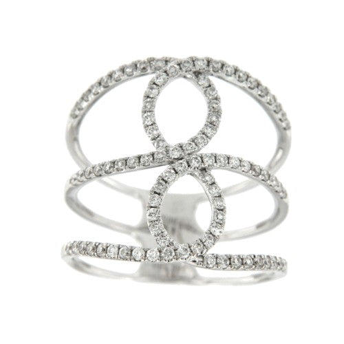 ARBATAX, anillo de oro blanco con diamantes - Roman Joyero