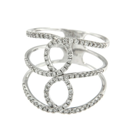 ARBATAX, anillo de oro blanco con diamantes - Roman Joyero